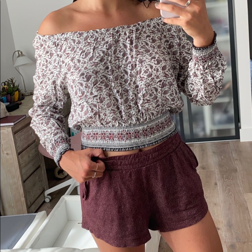 Off the shoulder top!!